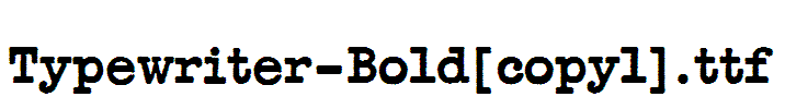 Typewriter-Bold[copy1]